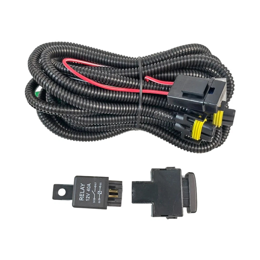 H11 Fog Light Harness w/Relay Switch for Infiniti QX56 QX70 FX35 FX45 (2003–2012)