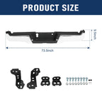 Chrome Rear Bumper Assembly for Ford F-250 F-350 SuperDuty (2017–2022)