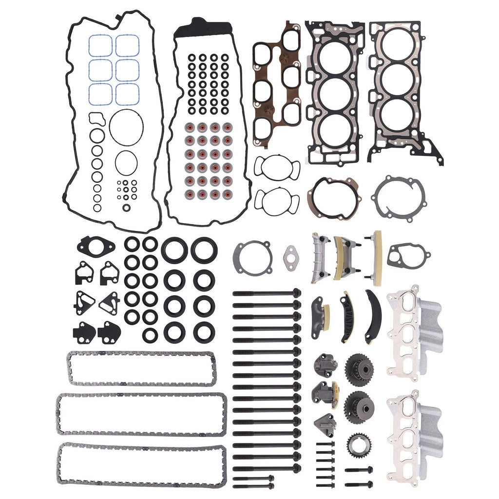 Engine Head Gasket Timing Chain Kit for Chevrolet Equinox GMC Terrain (2010–2012)