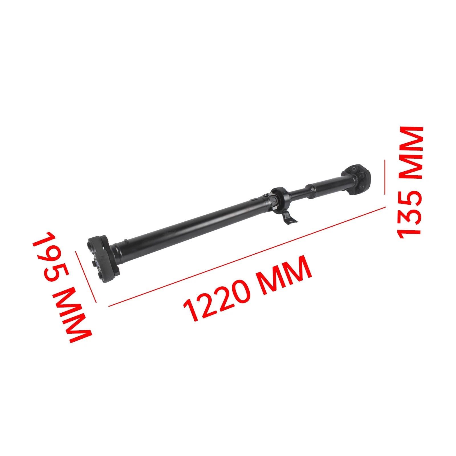 Rear Driveshaft Prop Shaft Assembly for Cadillac ATS (2013–2019) AWD Black Steel