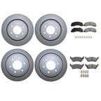 Front Rear Brake Kit Disc Rotors & Akebono ProACT Pads for Ford F-150