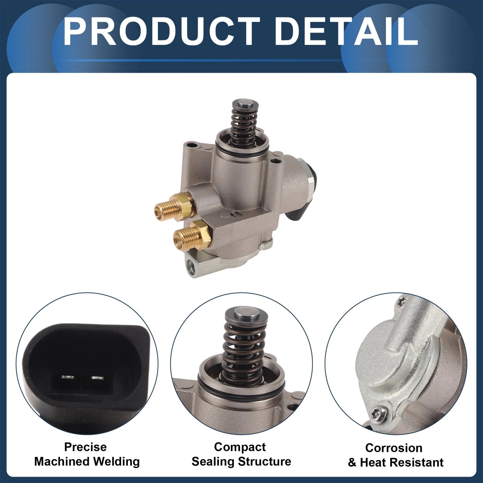 High Pressure Fuel Pump for Volkswagen Passat, Audi Q7 (2007) No. 03H127025