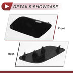 Front Left Washer Nozzle Cover Cap for Audi A6 C7 (2012–2017) 1 Pcs Black