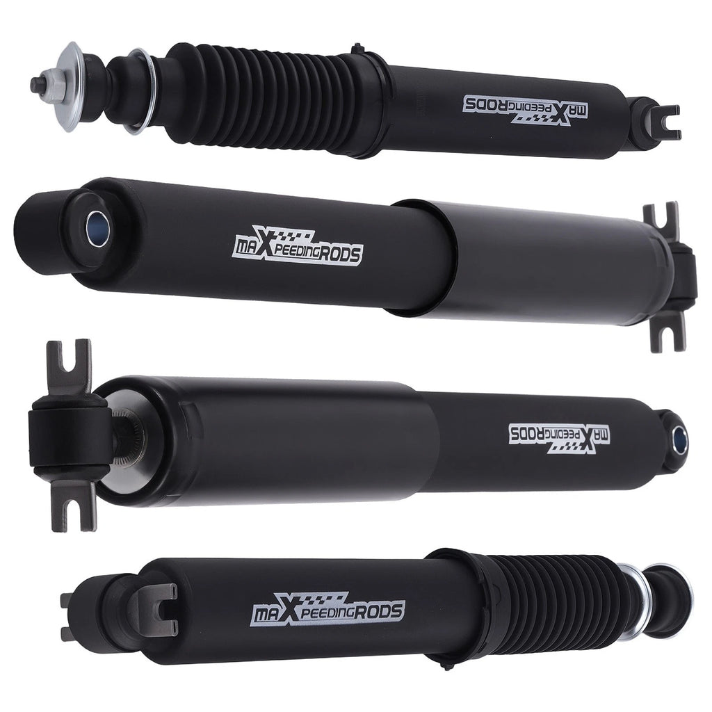 4" Drop Front & 7-8" Drop Rear Shock Kit for Chevy C1500 (1988–1998)