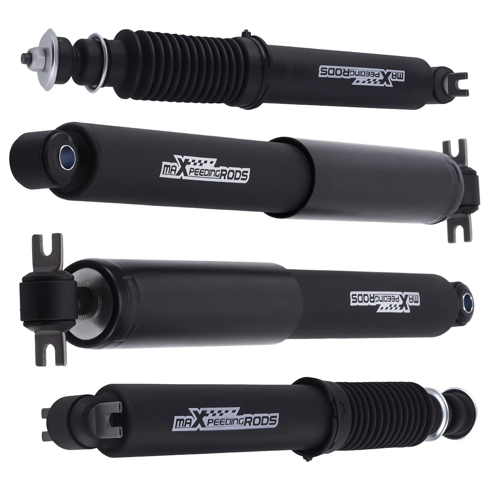 4" Drop Front & 7-8" Drop Rear Shock Kit for Chevy C1500 (1988–1998)