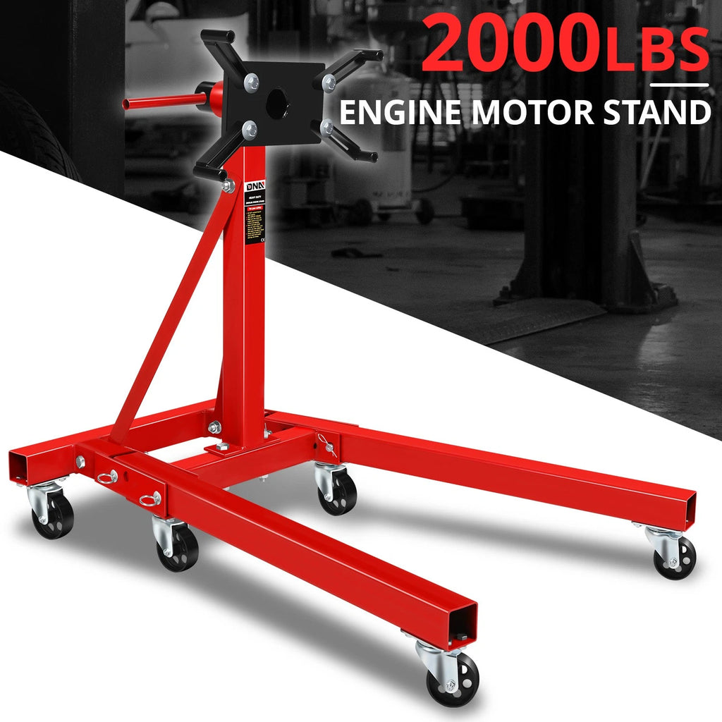 Engine Stand for Red 2000 LBs 360 Degree Adjustable Mount (2000–2000)