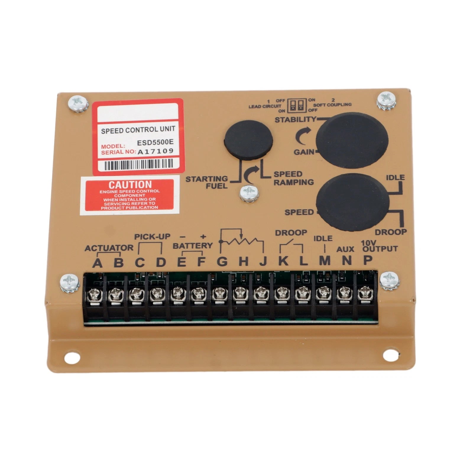 Speed Control Unit for Generator (ESD5500E, ADC120-12V, MSP675)