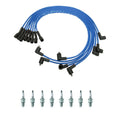 NGK Wire Set & 8 V-Power Spark Plugs for Bel Air Biscayne (1958–1965)