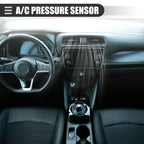 A/C Pressure Transducer Valve for Mercedes-Benz C220 (1994-1996) Metal Black