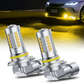 2X LED Fog Light Bulbs  - Golden Yellow