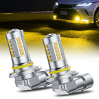 2X LED Fog Light Bulbs  - Golden Yellow