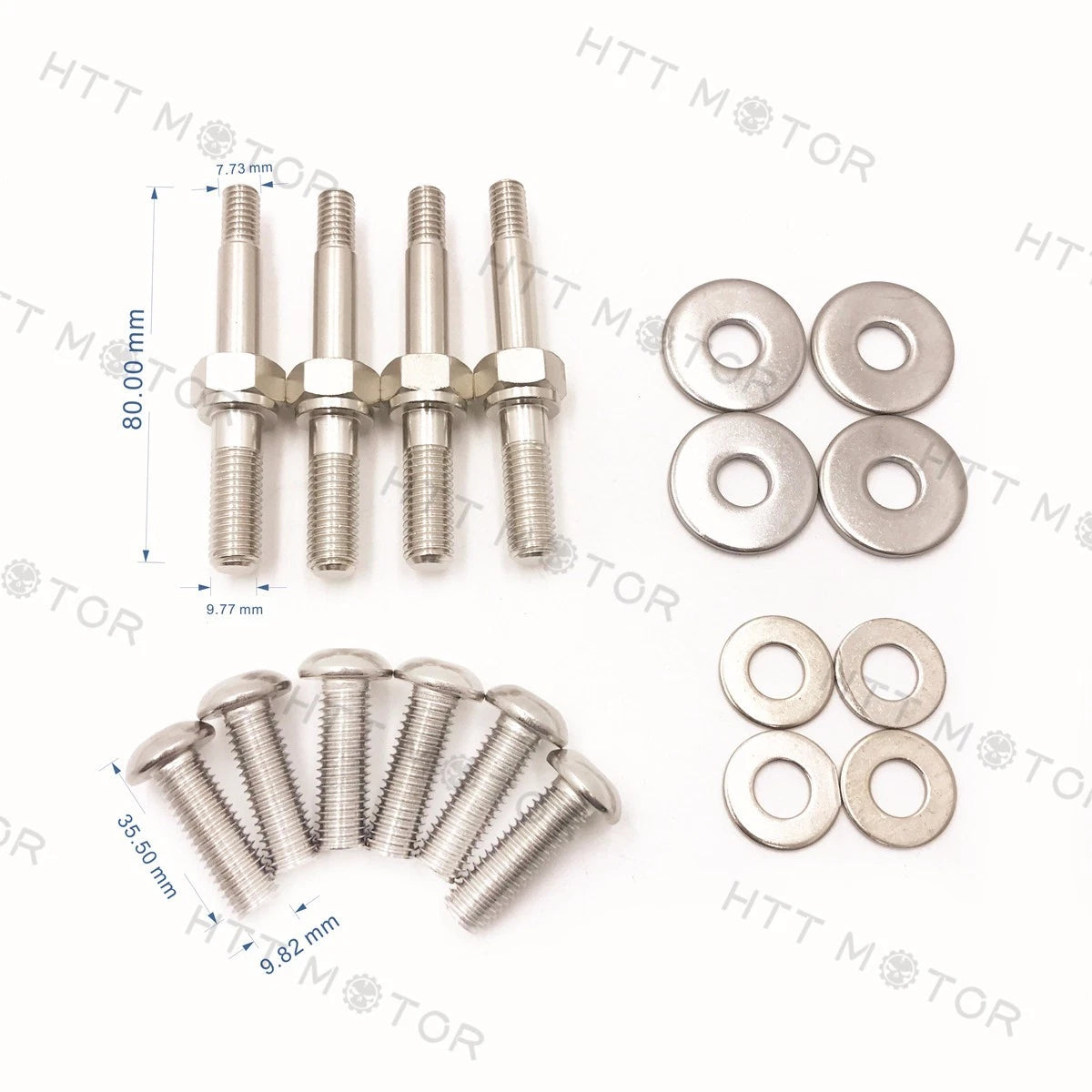 Backrest Mount Kit for Harley FLSTC Heritage Softail Classic (2003–2016)
