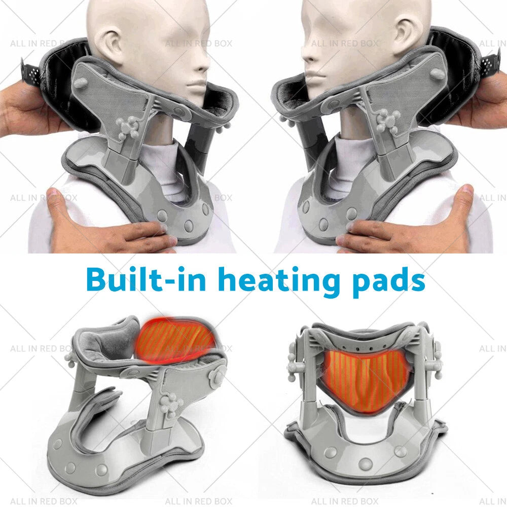 Cervical Neck Traction Device for Neck Brace Collar Stretcher