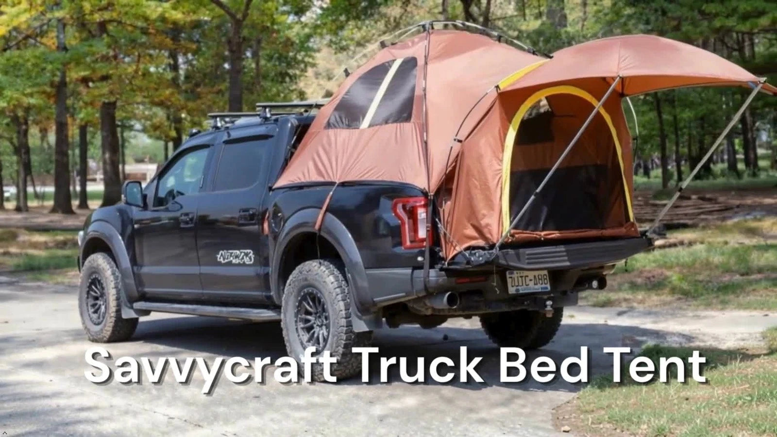 SavvyCraft Waterproof Pickup Truck Bed Tent for Full/Compact Trucks (Pro)