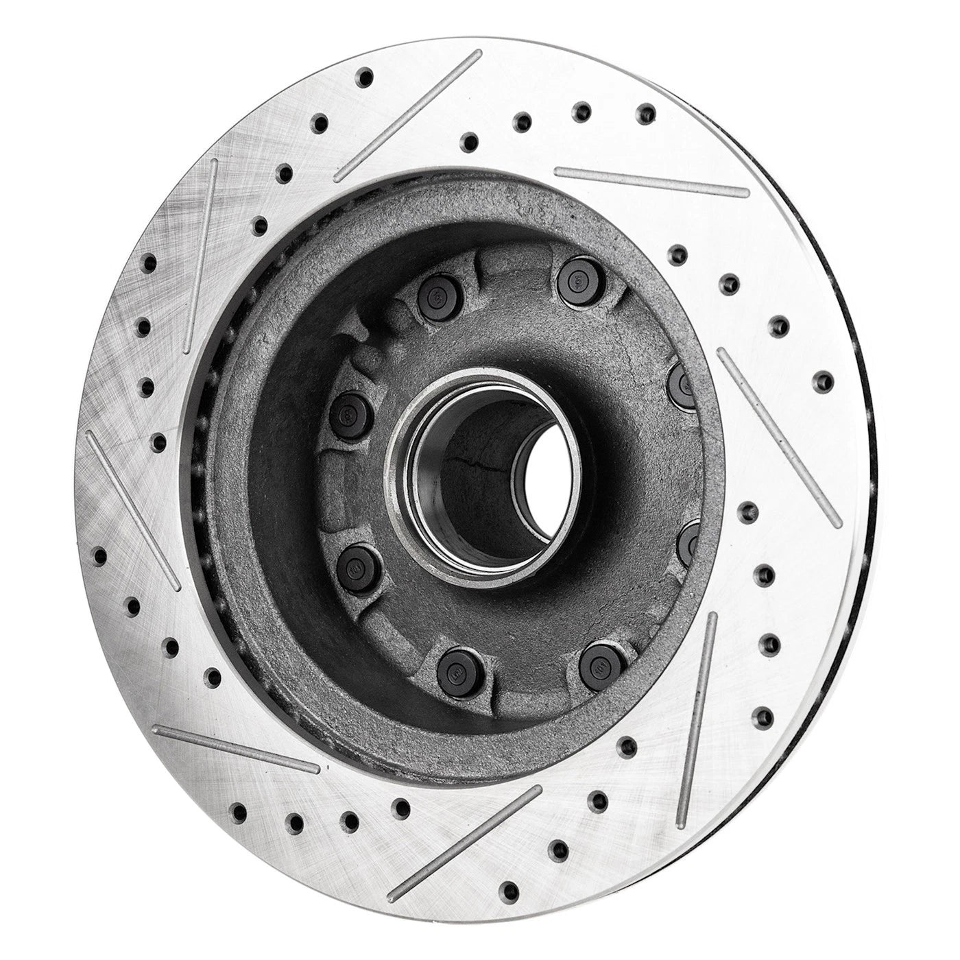 Brake Disc and Pad Kit for Ford F-150 (2000–2003) Cross-drilled