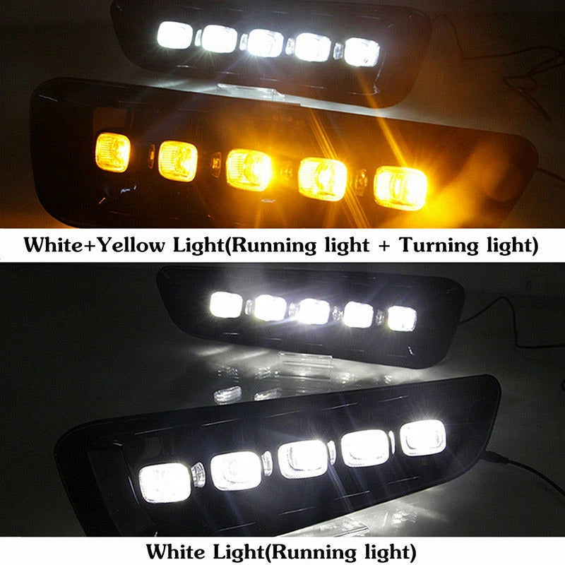 Switchback LED DRL Lights with Turn Signals for Ford F-150 Raptor (2017-2019)