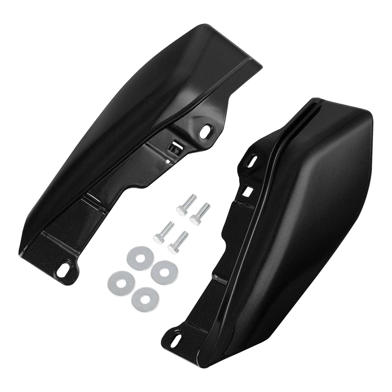 Mid Frame Air Deflectors for Harley Electra Glide (2009–2023) Black Quartz