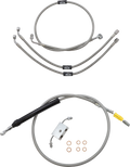 LA Choppers Handlebar Cable/Brake Line Kit for Harley (18" - 20")