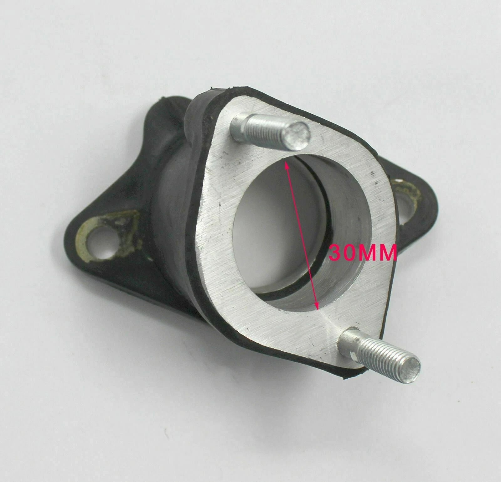 30mm Angled Manifold with Secondary Intake for Roketa Sunl BMS ATV (200CC 250CC)