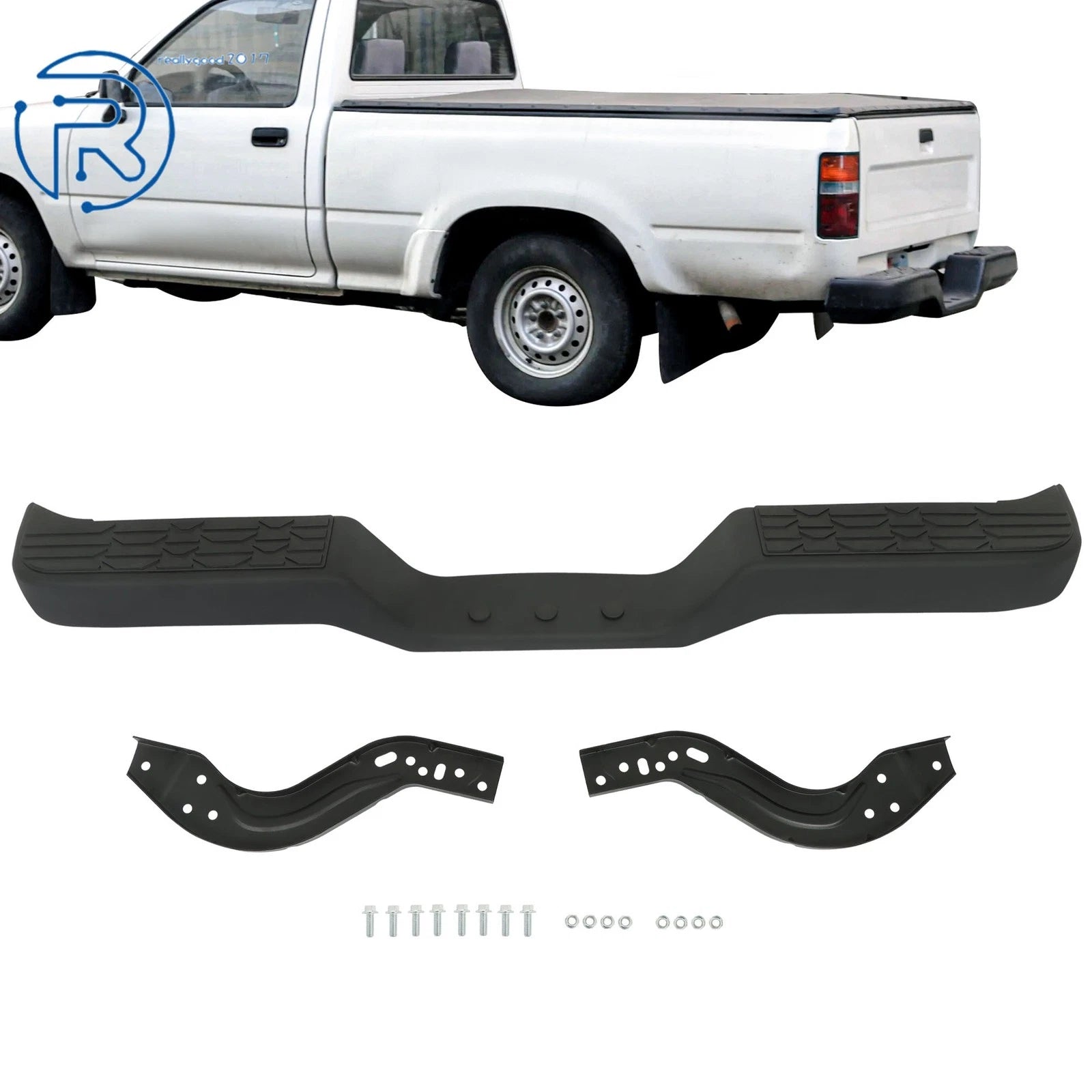 Step Rear Bumper Assembly for Toyota Pickup DLX (1989–1995)