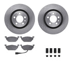 2X Brake Disc and Pad Kit for VW Sedan