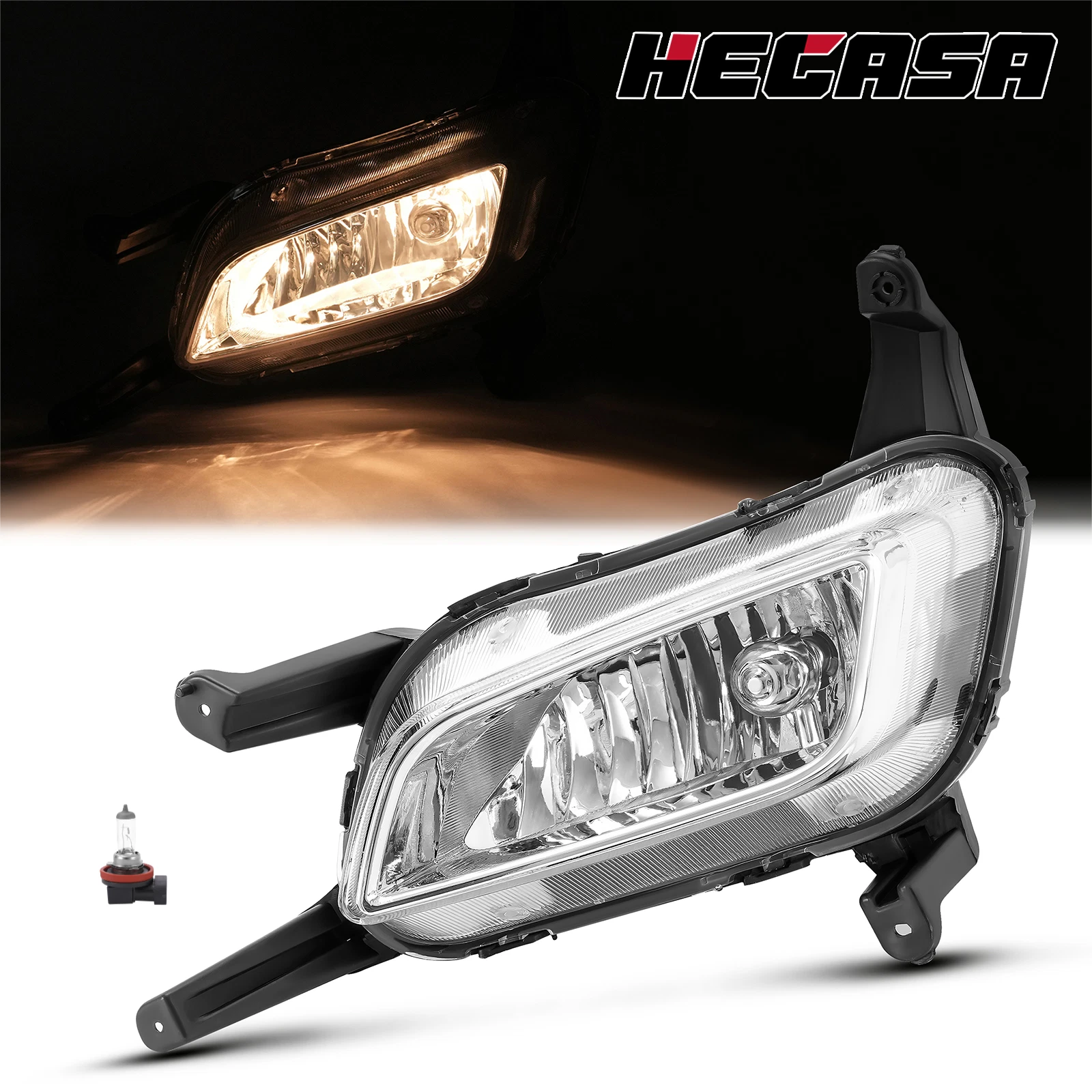 Bumper Fog Light Assembly with Bulb for Kia Optima (2014–2015)