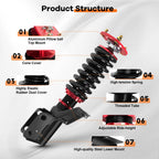 Coilovers for Acura RSX (2002-2006) Adjustable Height Suspension Kits