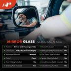 Manual Mirror Glass Pair for Chevrolet Malibu (2008–2012) Saturn Aura
