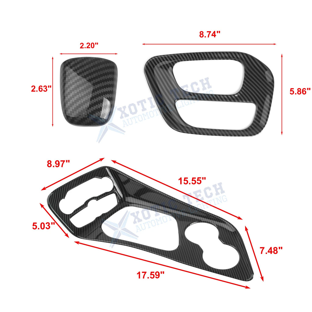 Gear Shift Cup Holder Panel for Dodge Challenger (2015-2025)