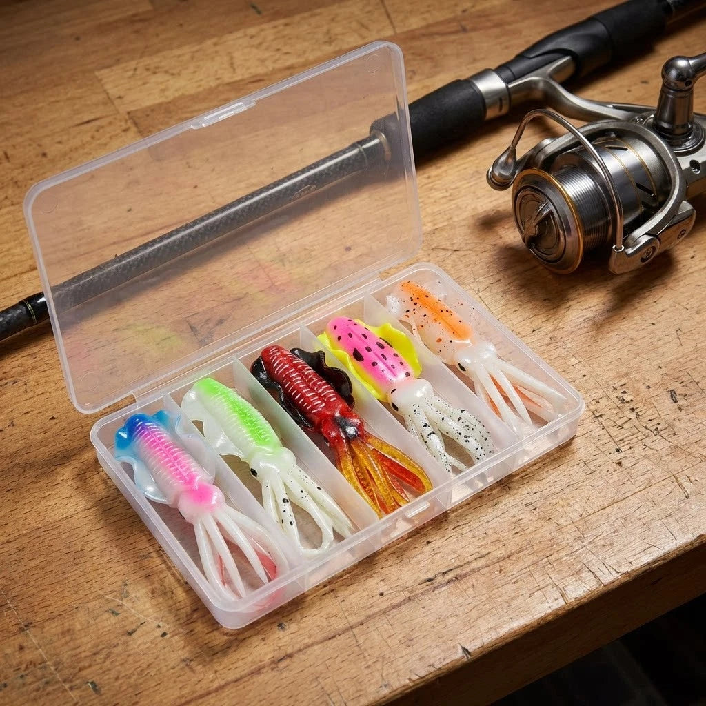 Soft PVC Squid Lure 16g for Marine Fishing (Sea)