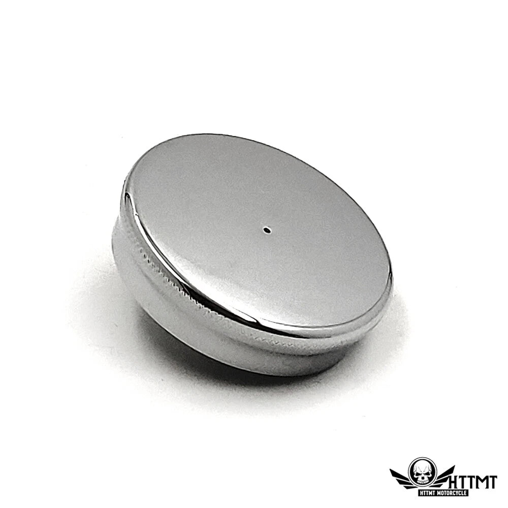 Chrome Flat Top Bayonet Petrol Cap for Oil Tank (2", Sealing Gasket)
