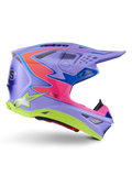S-M10 Offroad Helmet for Alpinestars Jett Lawrence (Medium, Purple/Pink)
