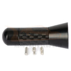 Stubby Carbon Fiber AM/FM Radio Antenna for Universal Fit (1.4")