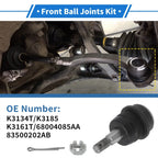 2 x Front Lower Ball Joints for Dodge Ram 1500 (1994-2001)