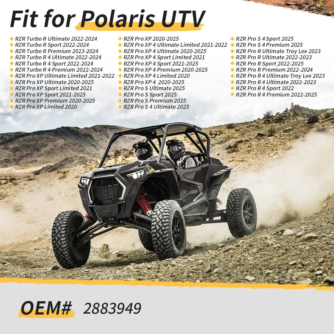 Pulse Light Bar Harness w/ Relay 2883949 for Polaris RZR PRO XP XP 4 (2020–2023)