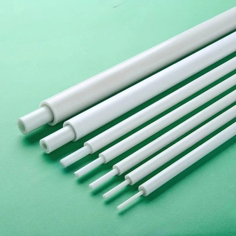 2PC Fiberglass Pipe Round Tube for Various Sizes (4-25mm)