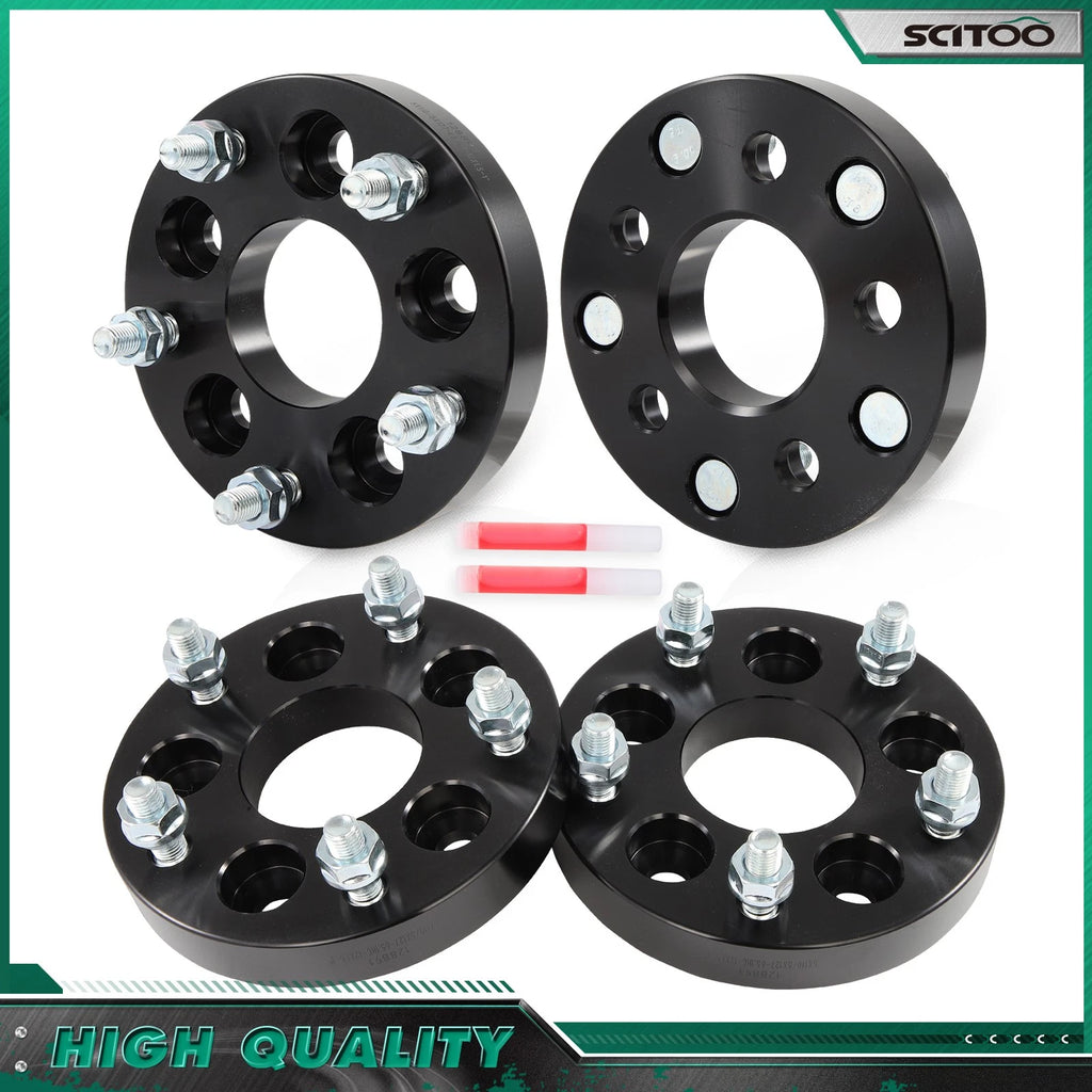 Set of 4 Wheel Adapters 5x110 to 5x127 M12x1.5 for Chevrolet HHR (2006–2011)