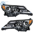 Set of 2 Halogen Headlights for Toyota RAV4 (2013–2015) Left+Right Side