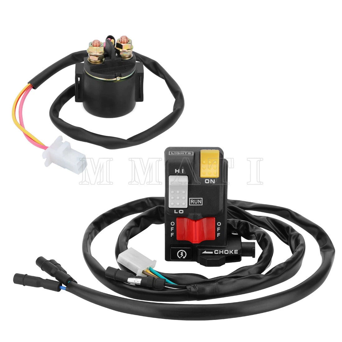 Handlebar Kill Switch & Starter Relay for Honda TRX300 TRX300FW (1990–1995)