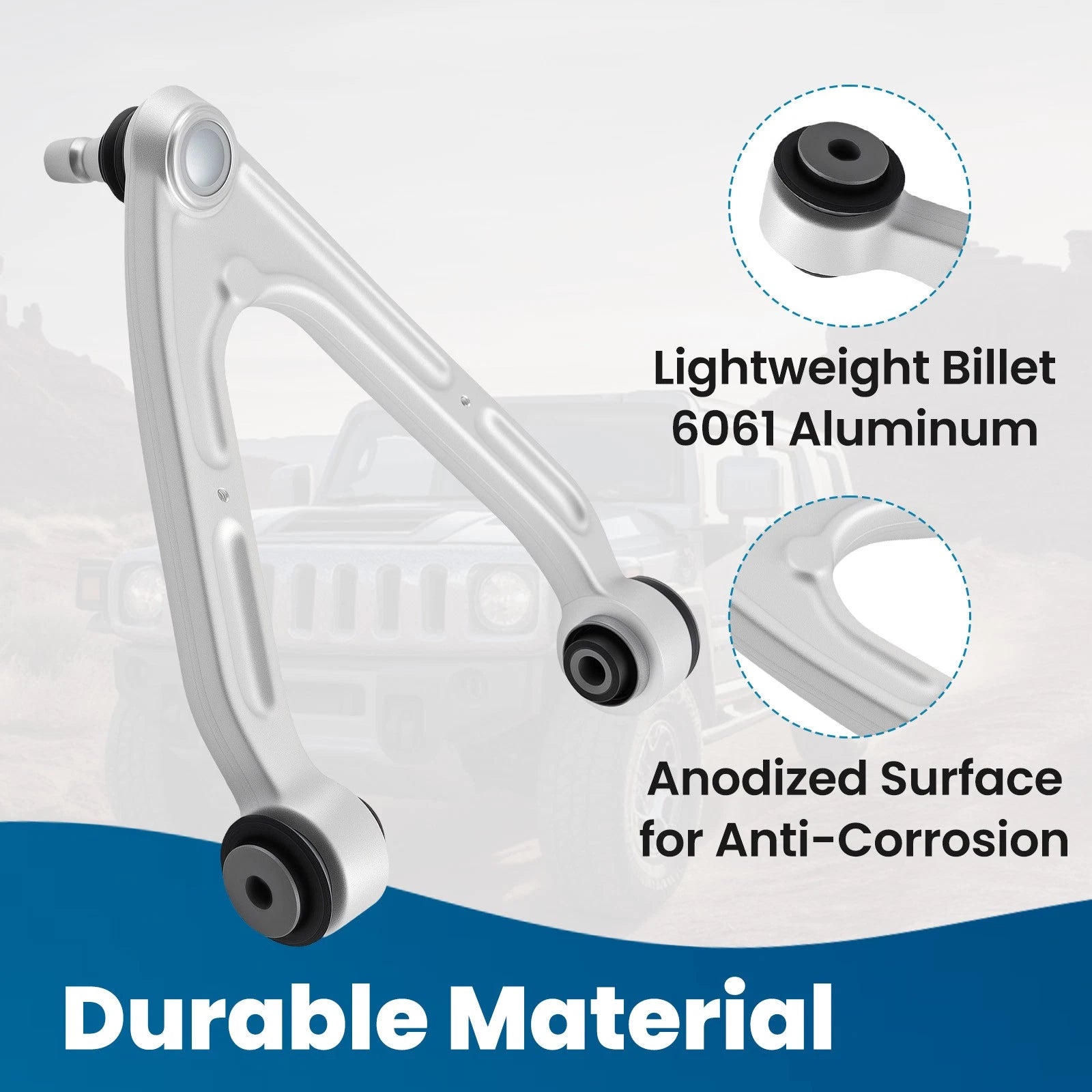 Front Upper Control Arm Right Side for Hummer H3 (2006–2010) 15082975 521-950