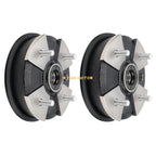 2X Front Brake Drum Hub for Honda TRX250 TRX250TM TRX250TE Recon 250 (1997–2024)