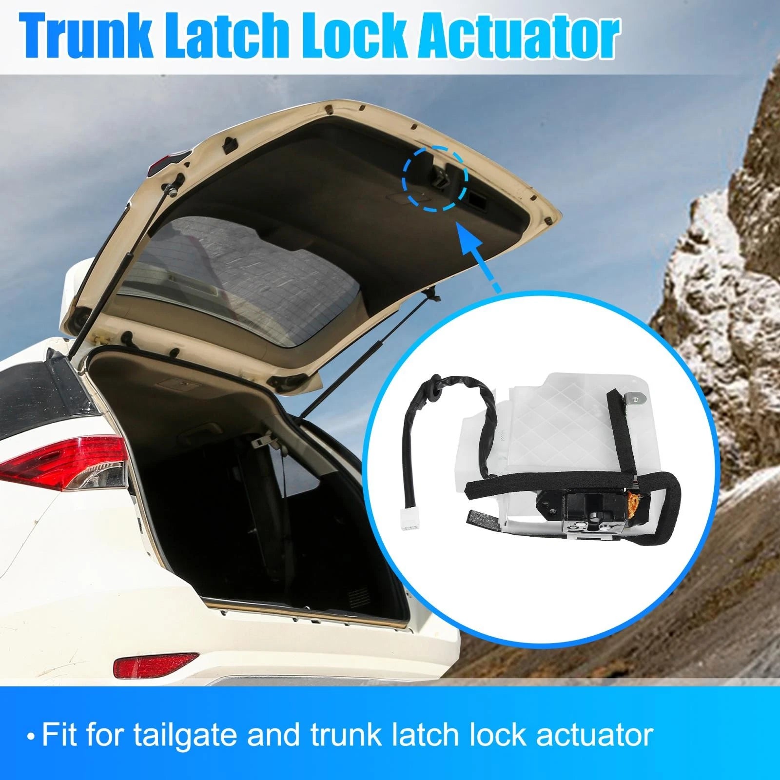 Rear Tailgate Latch Actuator for Toyota (69110-0C041)