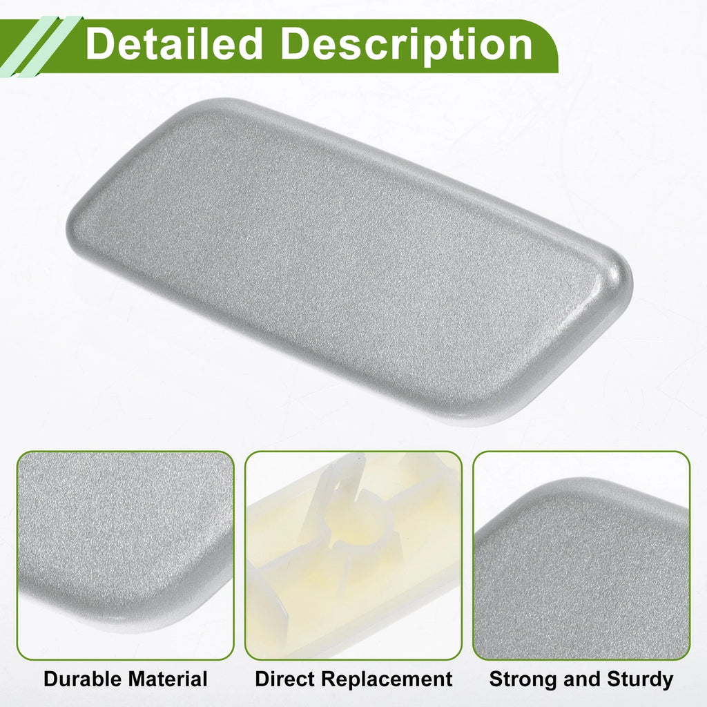 Front Left Washer Nozzle Cover for Toyota Prado (2012–2015) 8504560090 Silver Tone
