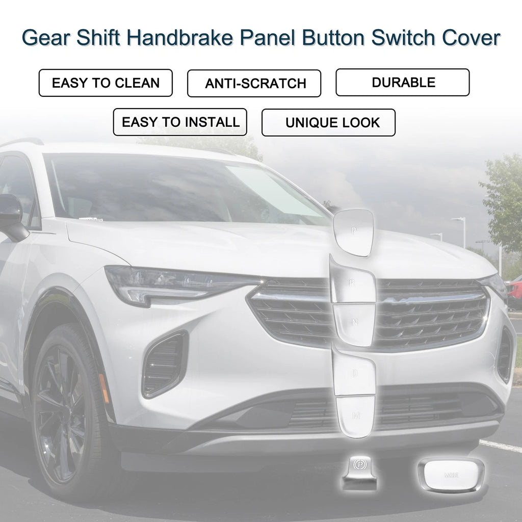 Set of 1 Gear Shift Handbrake Button Switch Cover for Buick Envision (2016–2023)