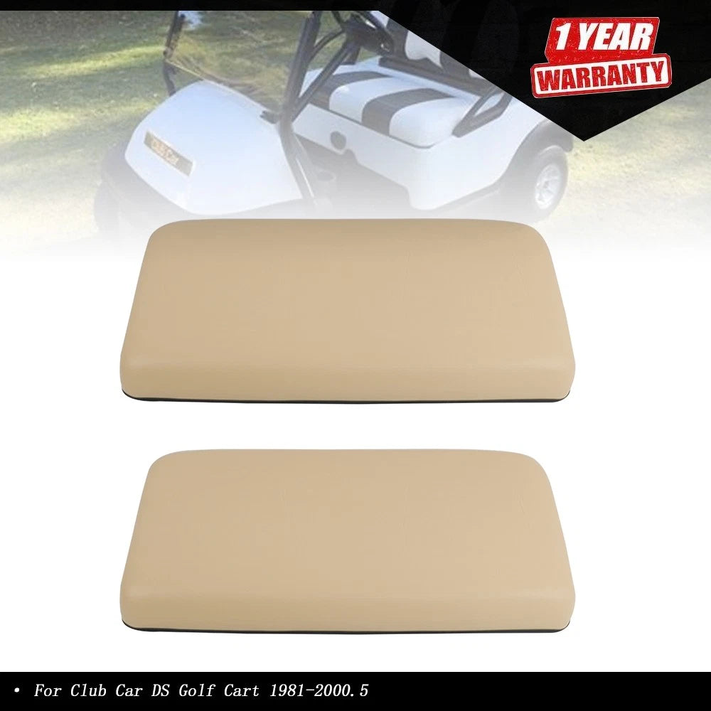 2X Buff Seat Bottom Assembly for Club Car DS Golf Cart (1981–2000.5)
