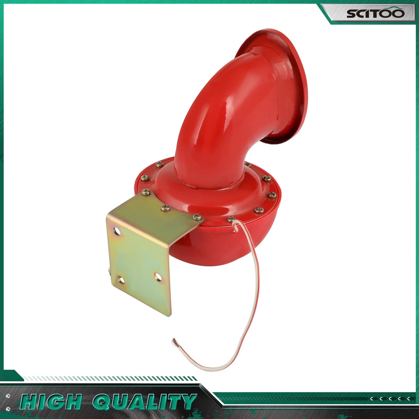 Electric Bull Sound Horn for Car Motorcycle Boat SUV RV (SCITOO)