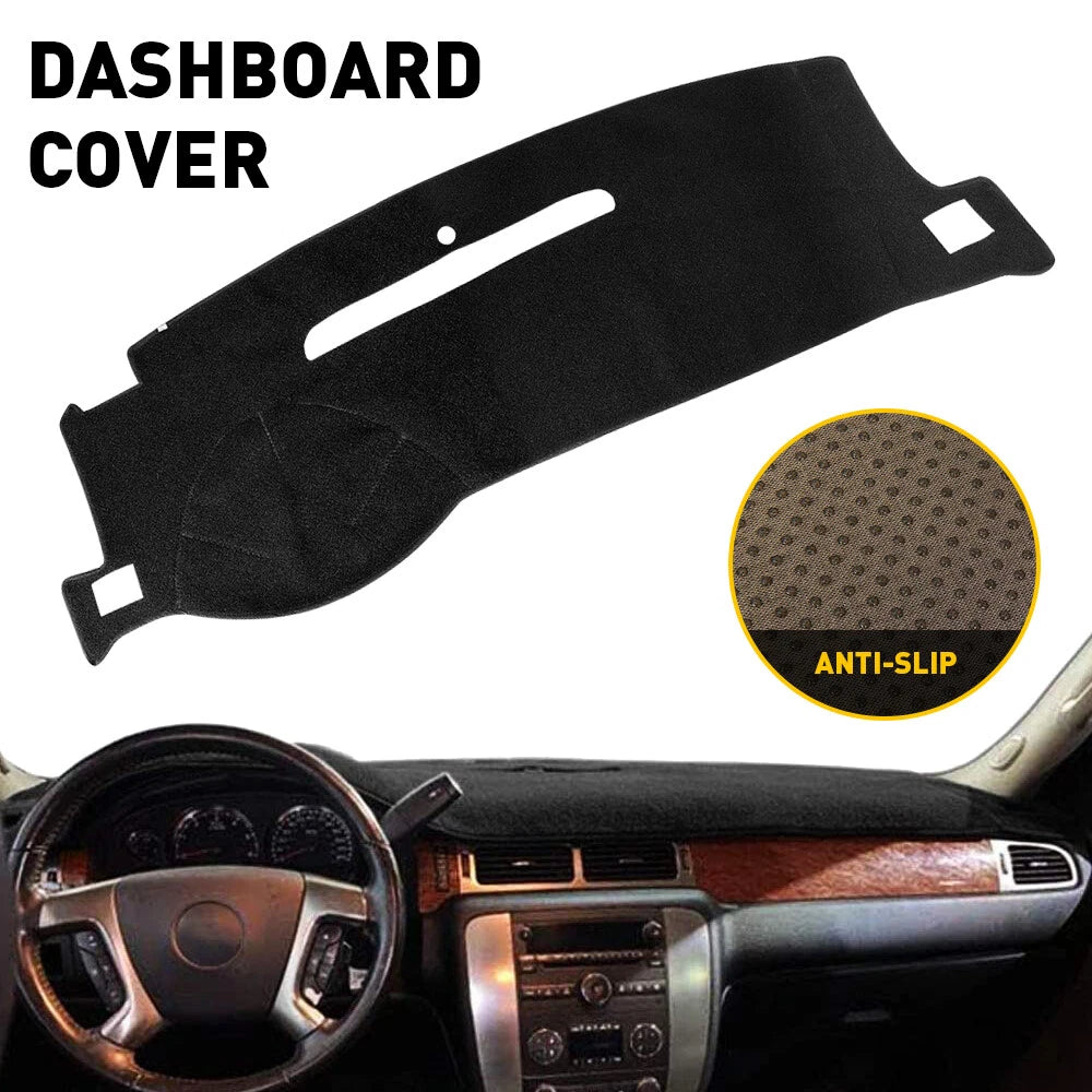 Dashboard Pad for Chevy Silverado/Tahoe/Suburban (2007–2014) Black