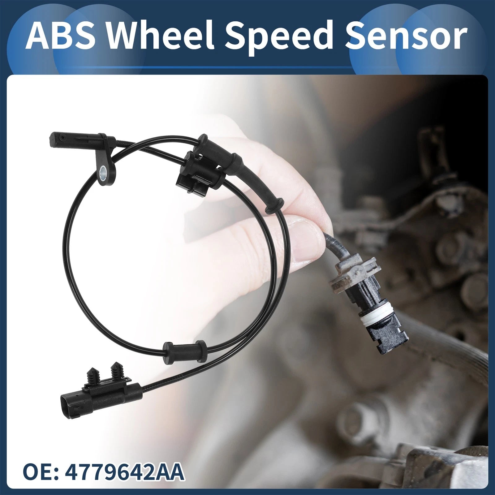 ABS Wheel Speed Sensor No. 4779642AA for Chrysler 300 (2011–2015) Rear Right