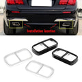 Tail Muffler Exhaust Pipe Cover Trim for BMW 7 Series (2009-2014)