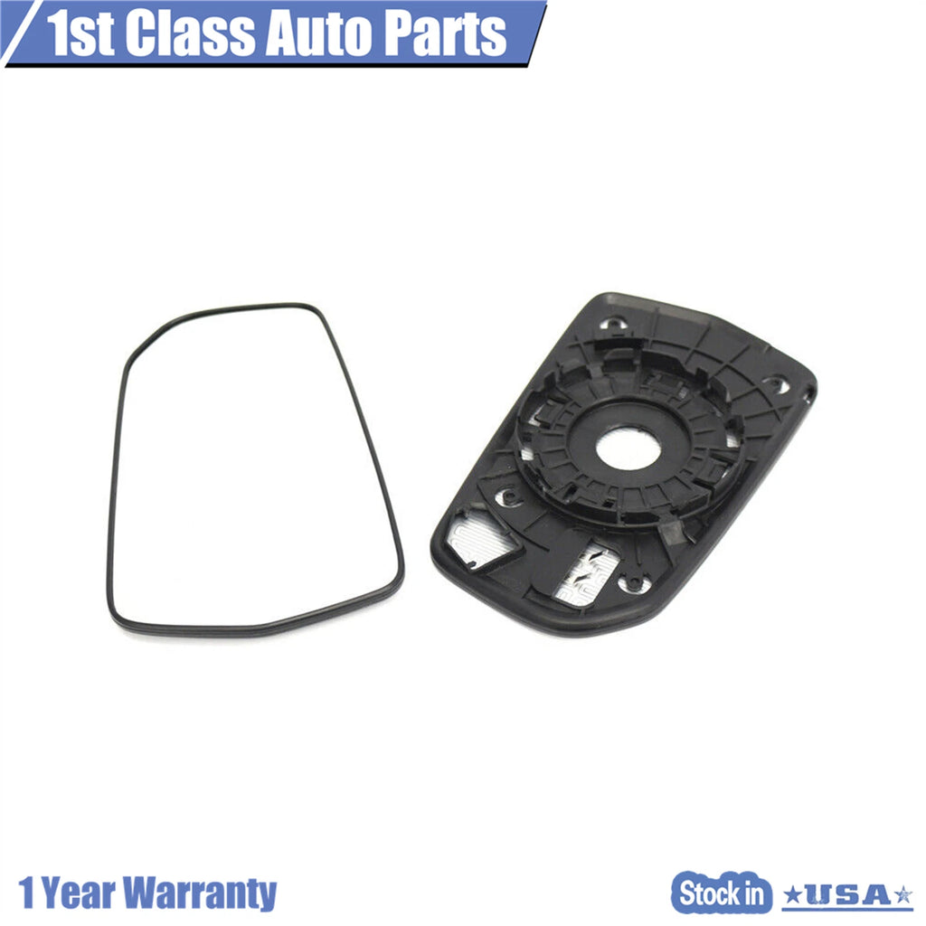 Pair of Rear View Mirror Glass with Backplate for Chevrolet Malibu (2016–2021)